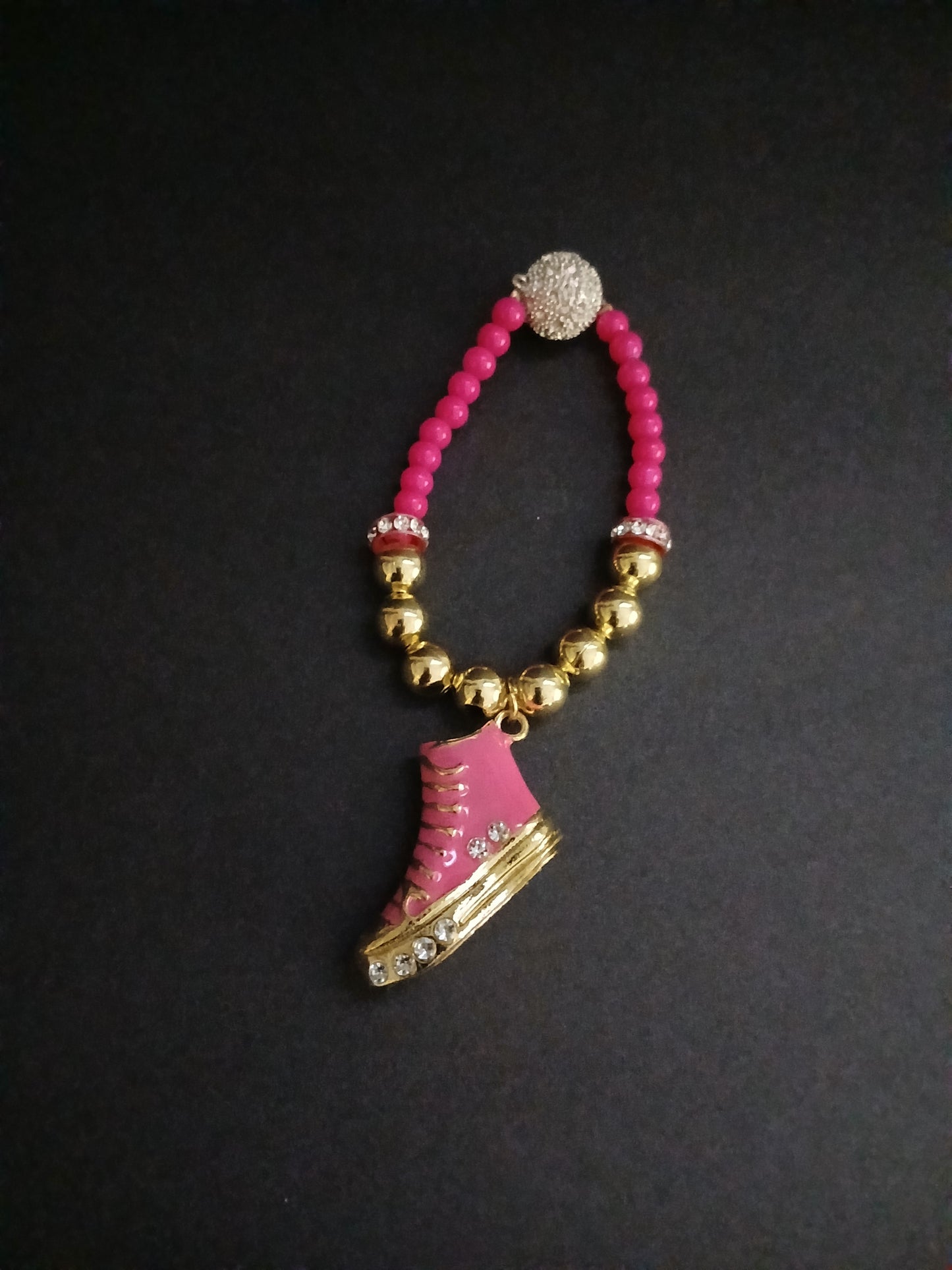 Gym shoe beaded braclet