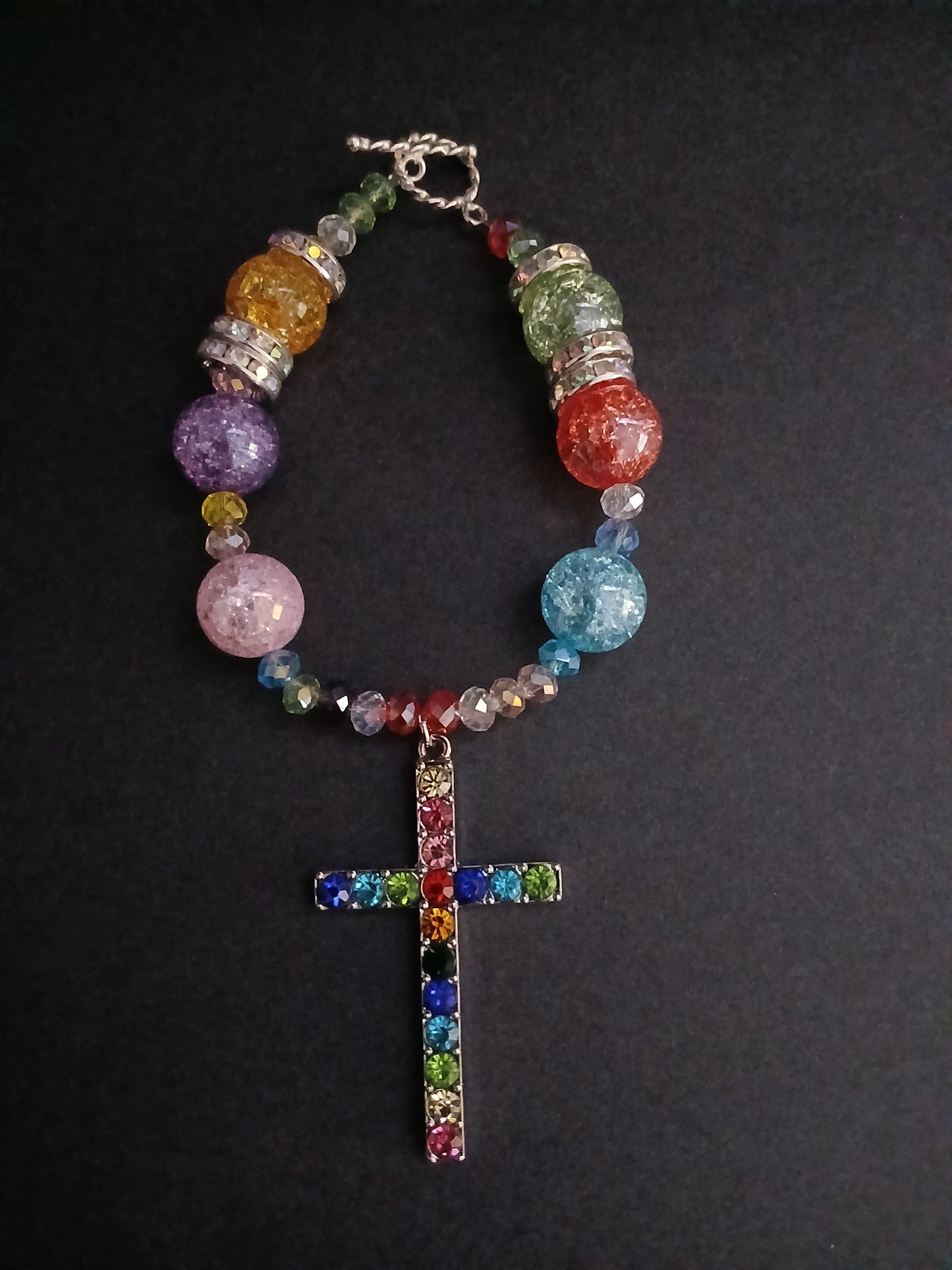 Cross colorful Braclet