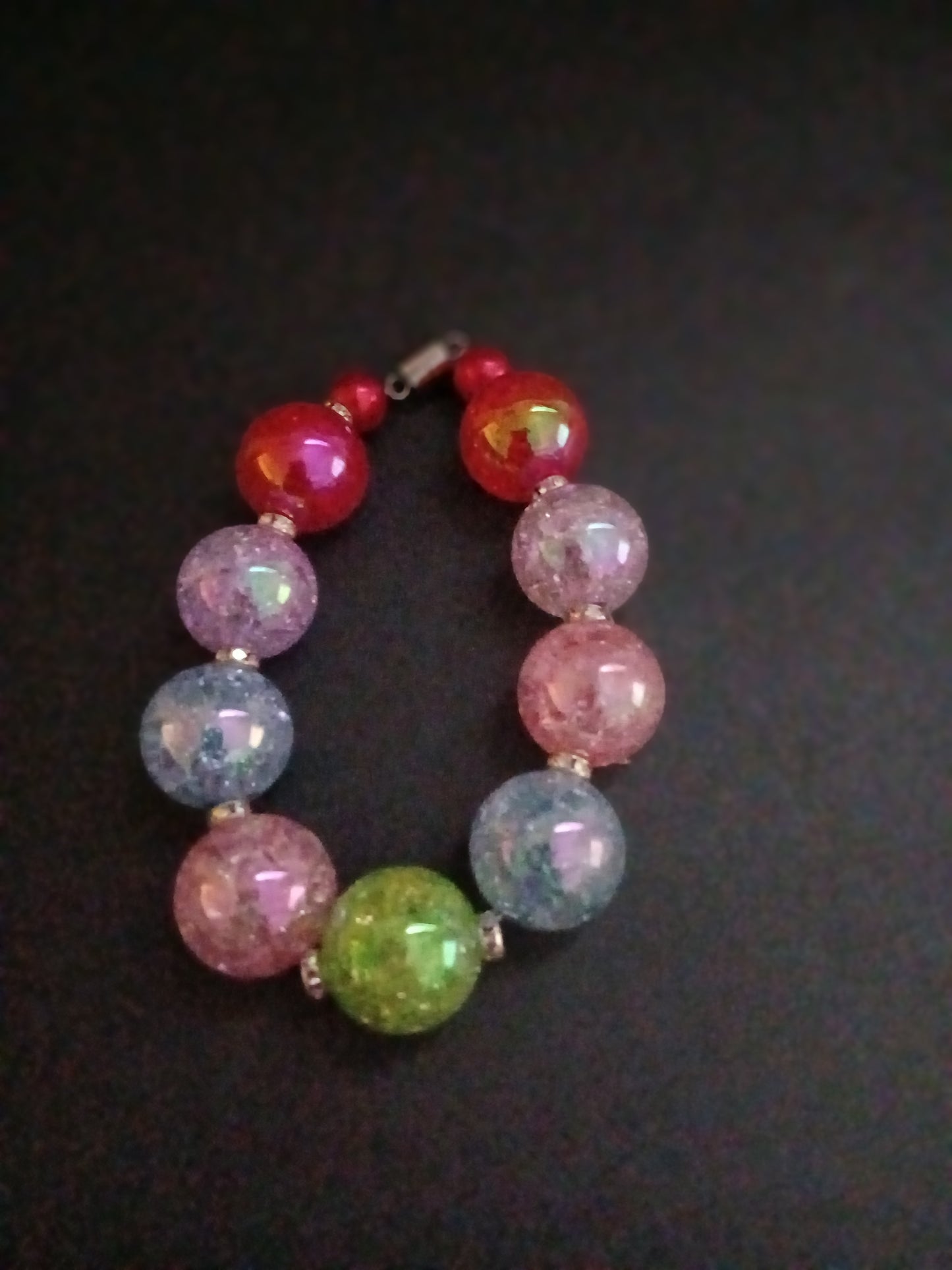 Beaded rainbow braclet
